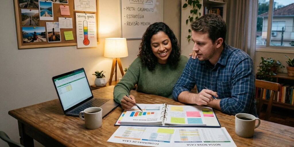 dinheiro do casal tem que ser um projeto em comum 
